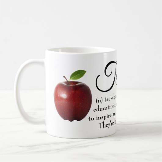 先生のロックスターのマグ コーヒーマグカップ (左)