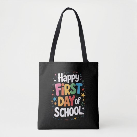 先生の人生ギフト 楽しい学校の初日 トートバッグ (正面)