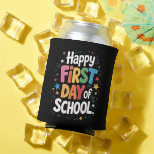 先生の人生ギフト 楽しい学校の初日 缶クーラー