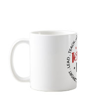 先生の仕事にインスピレーションを与えるタイポグラフィのコーヒーマグ