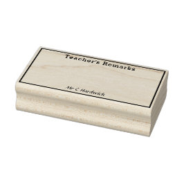 先生の備考ボックス（名前） ラバースタンプ