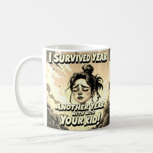 先生の勝利の爆発 コーヒーマグカップ (左)