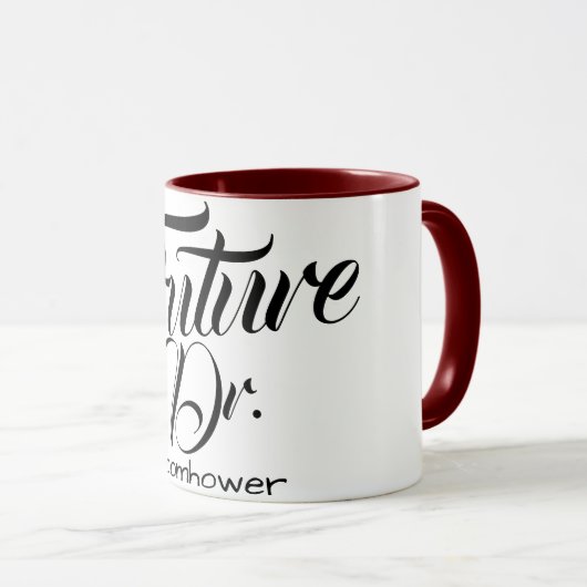 先生の医学のおもしろマグカップをカスタマイズname future医者 マグカップ (正面右)