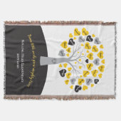 先生の卒業のクラス学生のギフトの記憶 スローブランケット (正面)