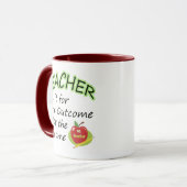 先生の収入 マグカップ (正面左)