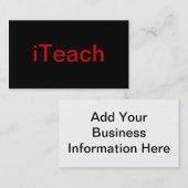 先生の名刺 名刺 (正面/裏面)