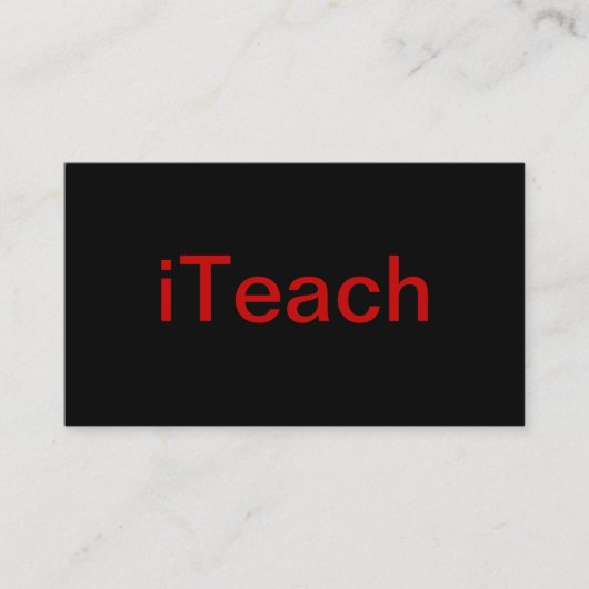 先生の名刺 名刺 (正面)