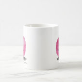 先生の名前と学生からのリンゴ、カスタム コーヒーマグカップ (中央)