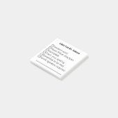 先生の名前テンプレートからのノート投稿 ポストイット (アングル)