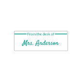 先生の名前 セルフインキングスタンプ (デザイン)