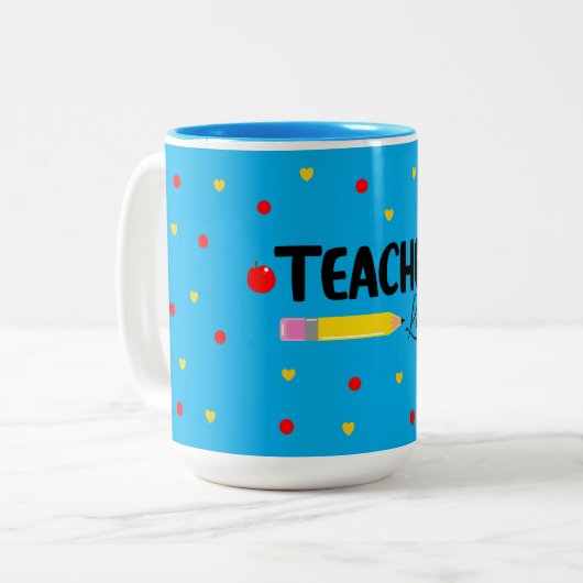 先生の命のためのかわいい贈り物先生マグカップ ツートーンマグカップ