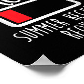 先生の夏のリフレッシュは必須 最終登校日 ポスター (角)