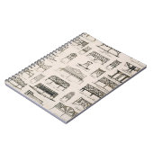 「先生の大要からの庭座席のためのデザイン、 ノートブック (左側)