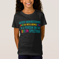 先生の学校のためのおもしろいな自閉症の認識度のTシャツ