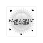 先生の学生スター太陽は夏を持素晴らしつ ラバースタンプ (インプリント)