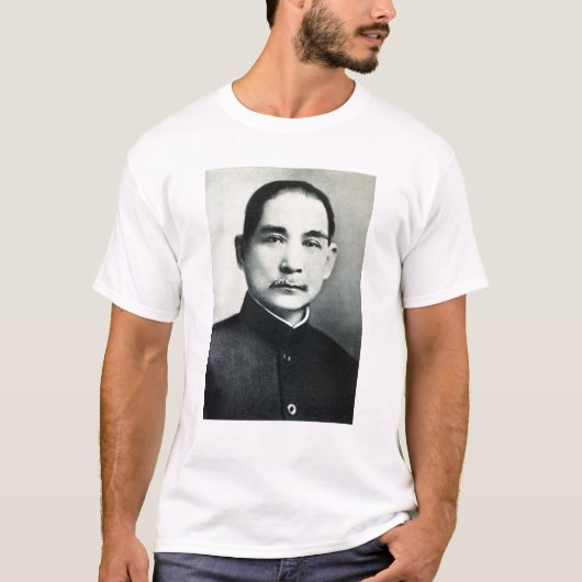 先生の孫逸仙ポートレート Tシャツ (正面)
