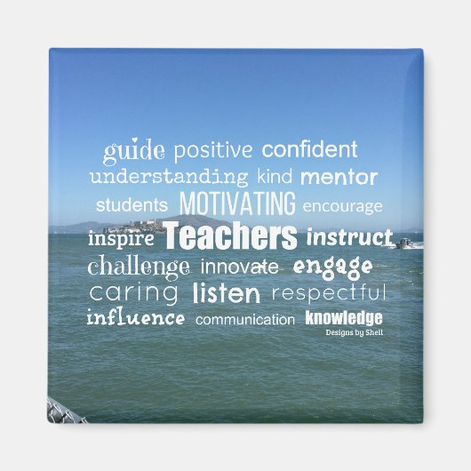 先生の属素晴らし性 マグネット (正面)