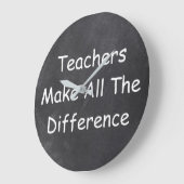 先生の差を作るシャルボードギフトアイディア ラージ壁時計 (傾斜)