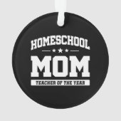 先生の年 – ホームスクールママ オーナメント (裏面)