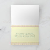 先生の幸せな退職の黒板カード カード (内部)