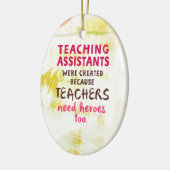 先生の必要性の英雄 セラミックオーナメント (左)