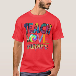先生の愛にインスパイアされた少年 Tシャツ