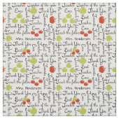 先生の感謝のりんご ファブリック (見本)