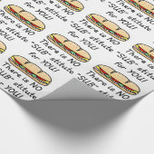 先生の感謝のギフト-おもしろいで補助的な先生の引用文 ラッピングペーパー (角)