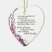 先生の感謝のギフト セラミックオーナメント (左)