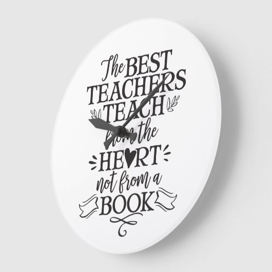 先生の感謝のクラスのギフトのアイディアは感謝していしています ラージ壁時計 (傾斜)