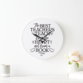 先生の感謝のクラスのギフトのアイディアは感謝していしています ラージ壁時計 (ホーム)