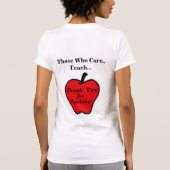 先生の感謝のワイシャツ Tシャツ (裏面)