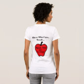 先生の感謝のワイシャツ Tシャツ (裏面フル)