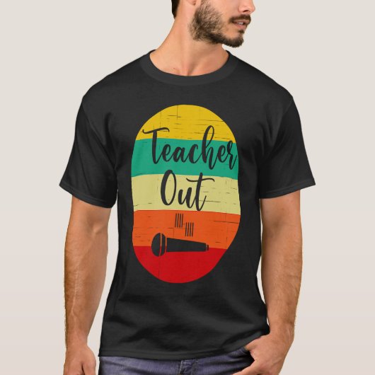 先生の感謝の学期末のマイクのドロップ Tシャツ (正面)