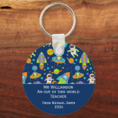 先生の感謝の日この世界の宇宙 キーホルダー (正面)