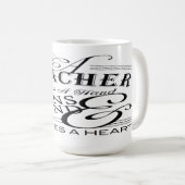 先生の感謝はコーヒー・マグを引用します コーヒーマグカップ (正面右)