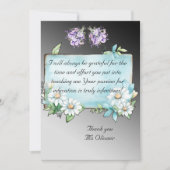 先生の感謝状感謝してい態 サンキューカード (正面)