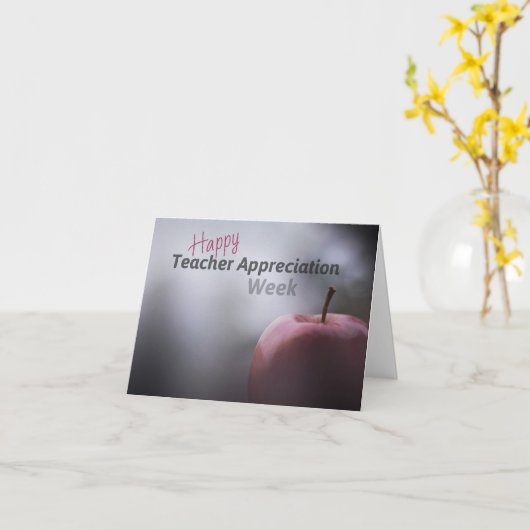 先生の感謝週カード カード (黄色い花)