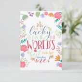 先生の感謝週 カード (スタンド正面)