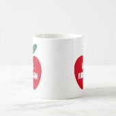 先生の感謝週(名前を個人化して下さい) コーヒーマグカップ (中央)