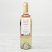 先生の感謝|のおもしろいなワイン ボトルネックタグ (ボトル)