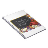 先生の感謝 ノートブック (右側)