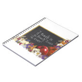 先生の感謝 ノートブック (左側)