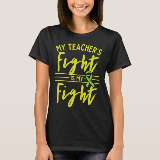 先生の戦いは私の闘い腎臓病は目の前にある Tシャツ (正面)