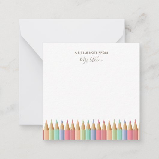 先生の手引書 ノートカード (正面)