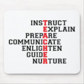 先生の折句 マウスパッド (正面)