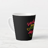 先生の教え日は私のジャム カフェラテマグ (左アングル)
