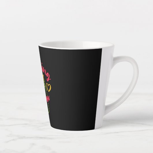 先生の教え日は私のジャム カフェラテマグ (右)