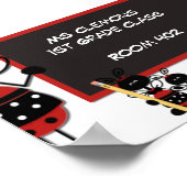 先生の教室のドアまたは壁ポスター ポスター (角)