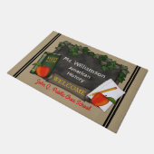 先生の教室のAppleの歓迎されたクラス|の学校 ドアマット (アングル)